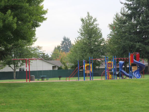 park greens and play equipment