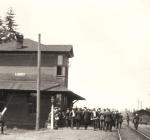 The Lacey Train Depot, c. 1910