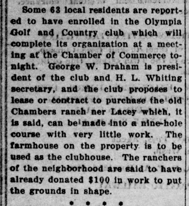 News clipping from the Washington Standard, May 29, 1914