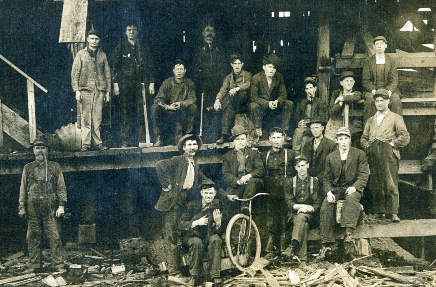 Men working at Union Mills