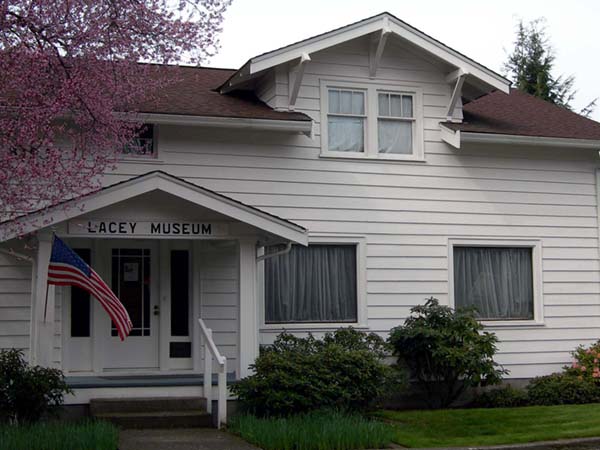 front of museum building
